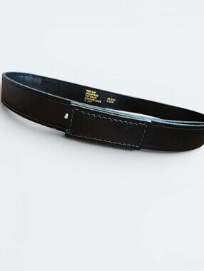 Red Kap Industries ZeroSkratch Leather Work Belt Black Size M Medium 34-38 USA